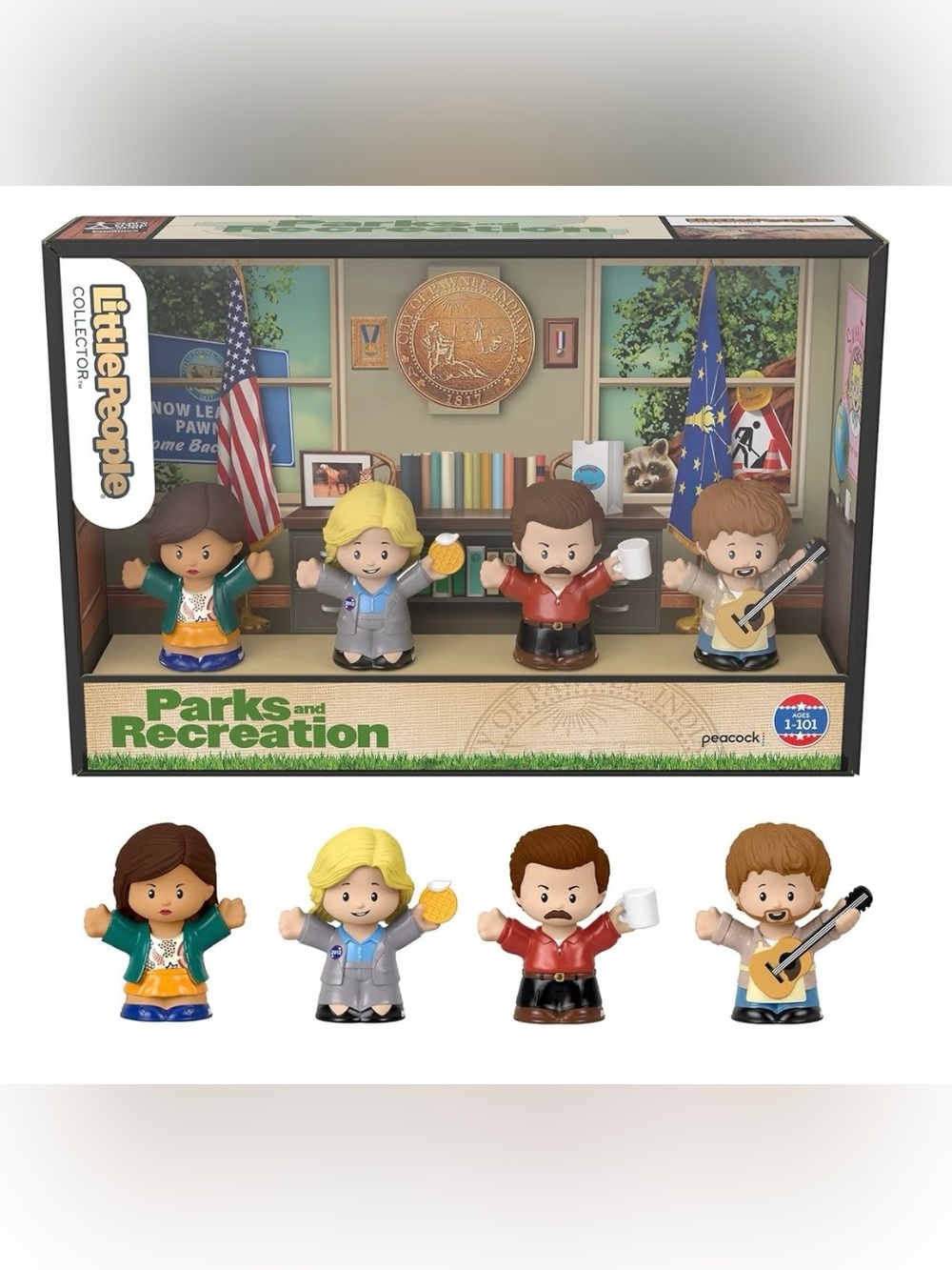 New in box - Little People Parks and Recreation Collectors Set - Picture 2 of 2